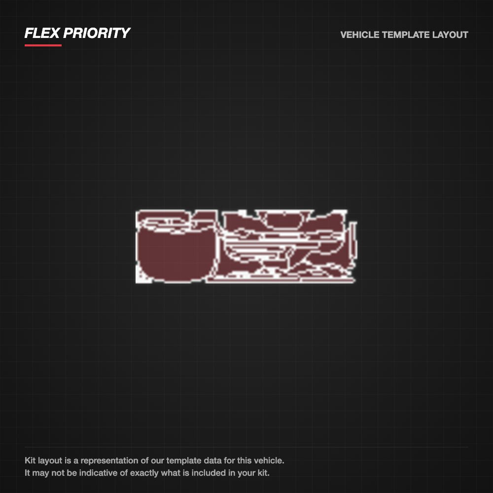 Subaru Legacy 2017-2019 kit layout