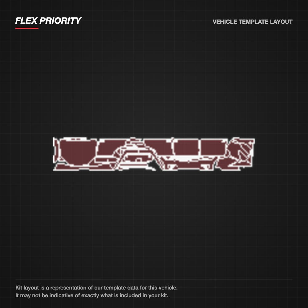 Tesla Model X 2016-2018 kit layout