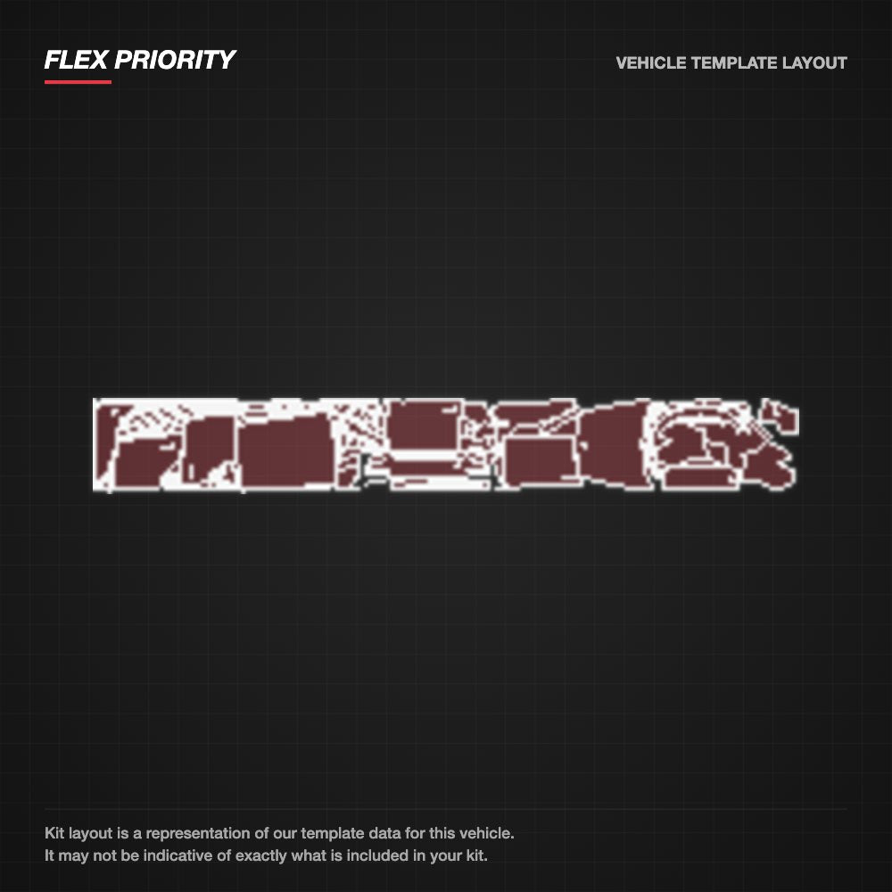 Tesla Model Y 2025 kit layout (template 2)