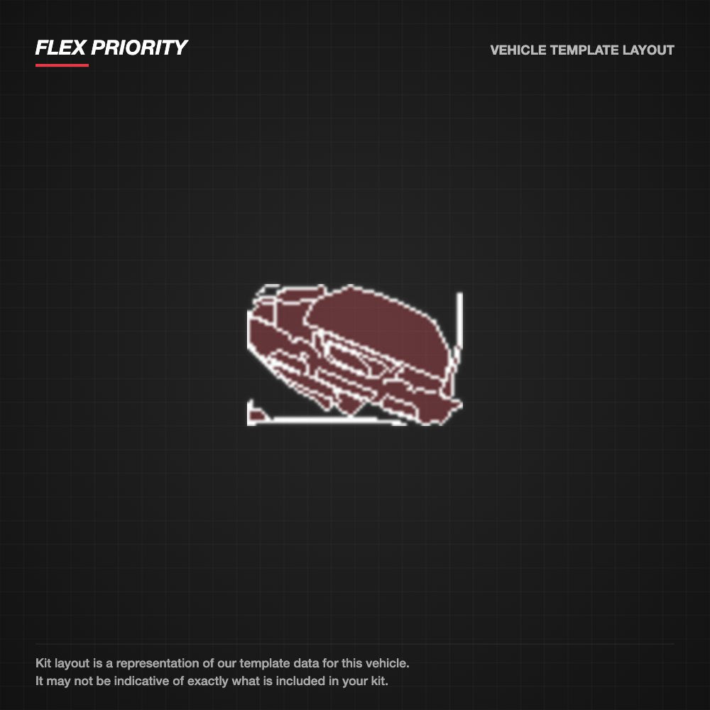 Volvo V70 2010+ kit layout