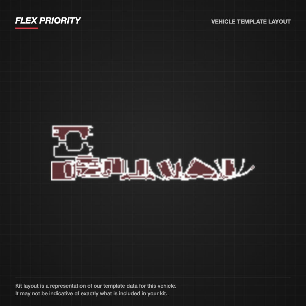 Chevrolet Silverado HD 2500 High Country 2022-2023 kit layout