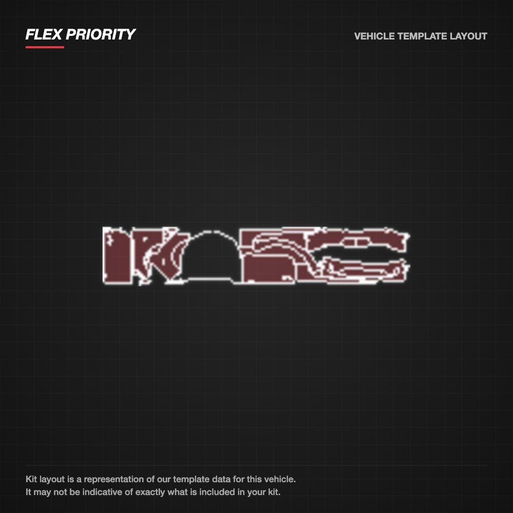 Chevrolet Camaro LS 2019+ kit layout (template 1)