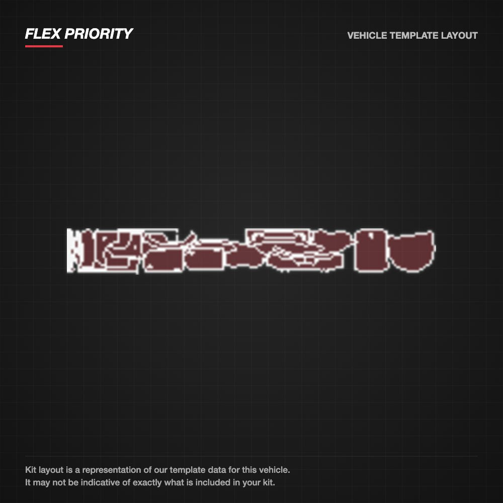 Chevrolet Camaro LS 2019+ kit layout (template 2)