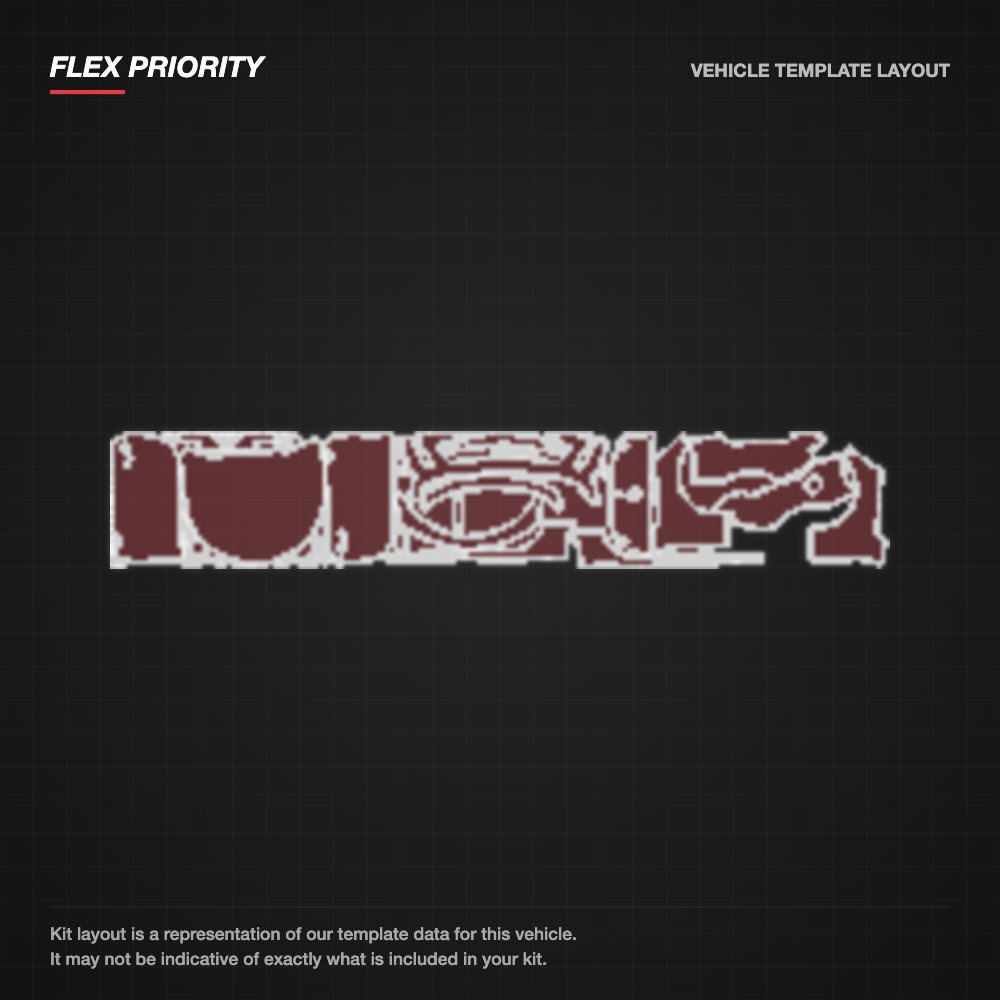 Chevrolet Camaro LTV6 2016-2017 kit layout (template 1)