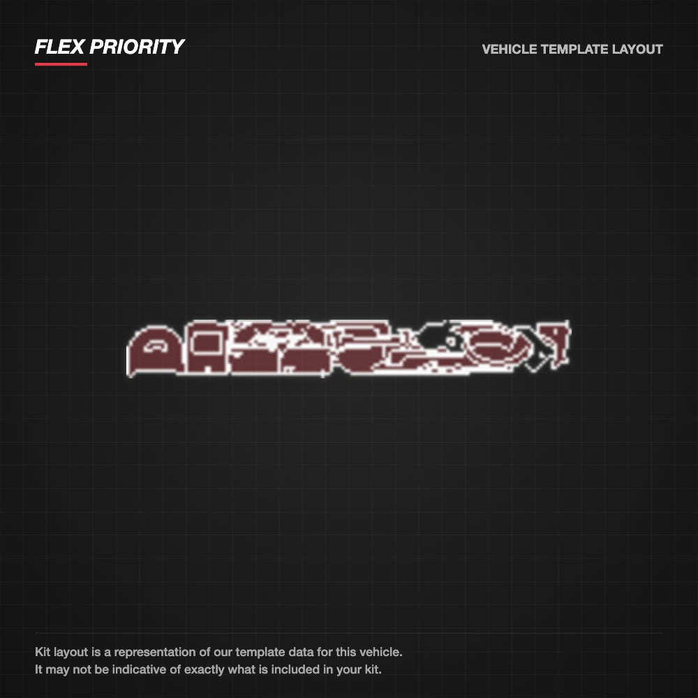 Chevrolet Camaro LT1 2022+ kit layout (template 2)