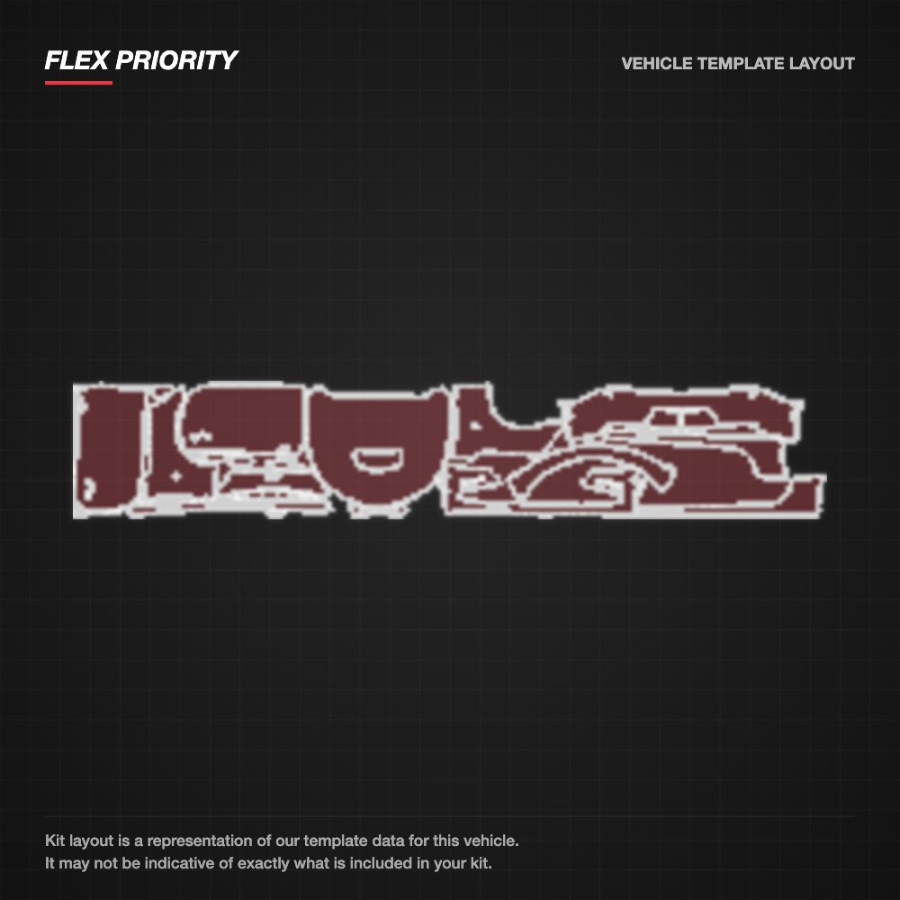 Chevrolet Camaro SS 2019+ kit layout (template 2)