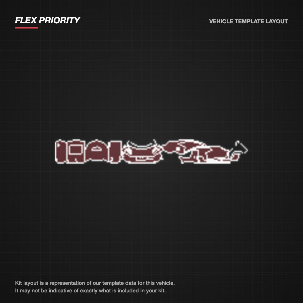 Chevrolet Corvette SS 2022+ kit layout