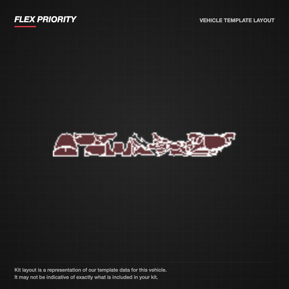 Chevrolet Corvette Stingray 2021 kit layout (template 1)