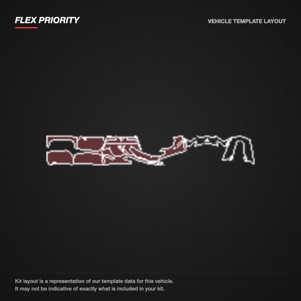 Chevrolet Corvette ZR1 2019-2024 kit layout (template 1)