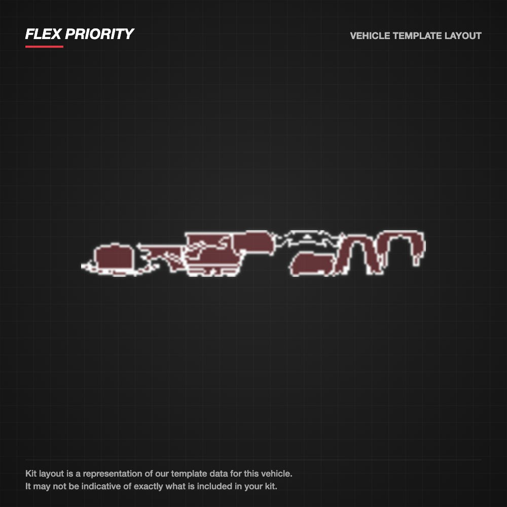 Chevrolet Corvette ZR1 2019-2024 kit layout (template 2)