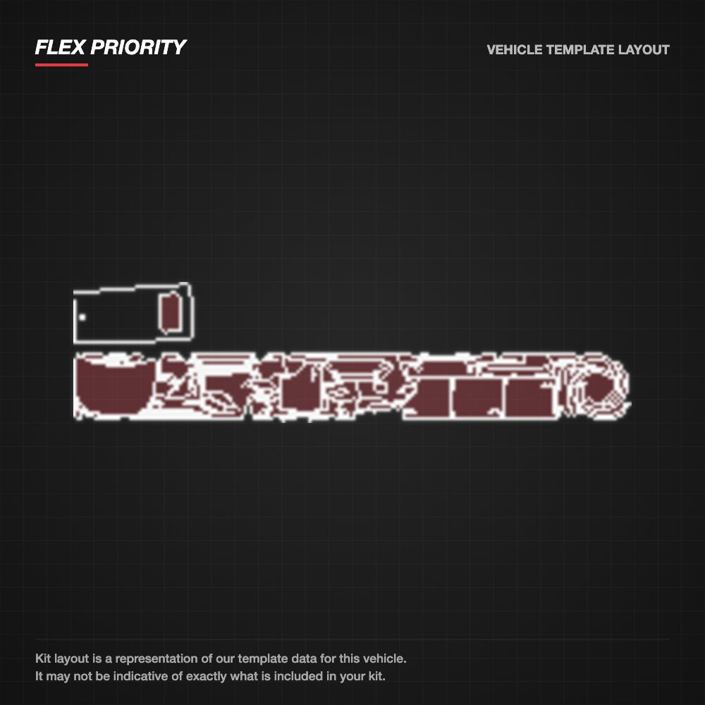 Infiniti QX80 2017-2024 kit layout