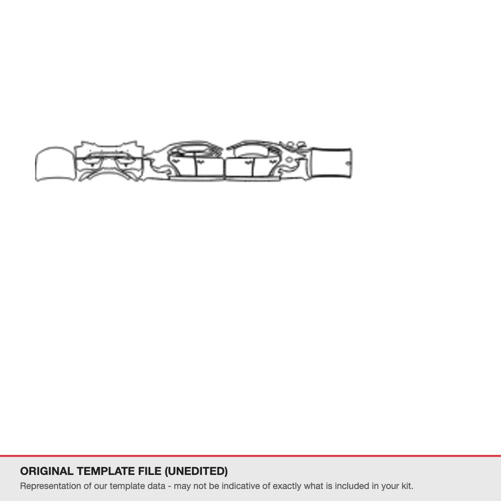 Alfa Romeo Giulia 2017 original template file (template 3)