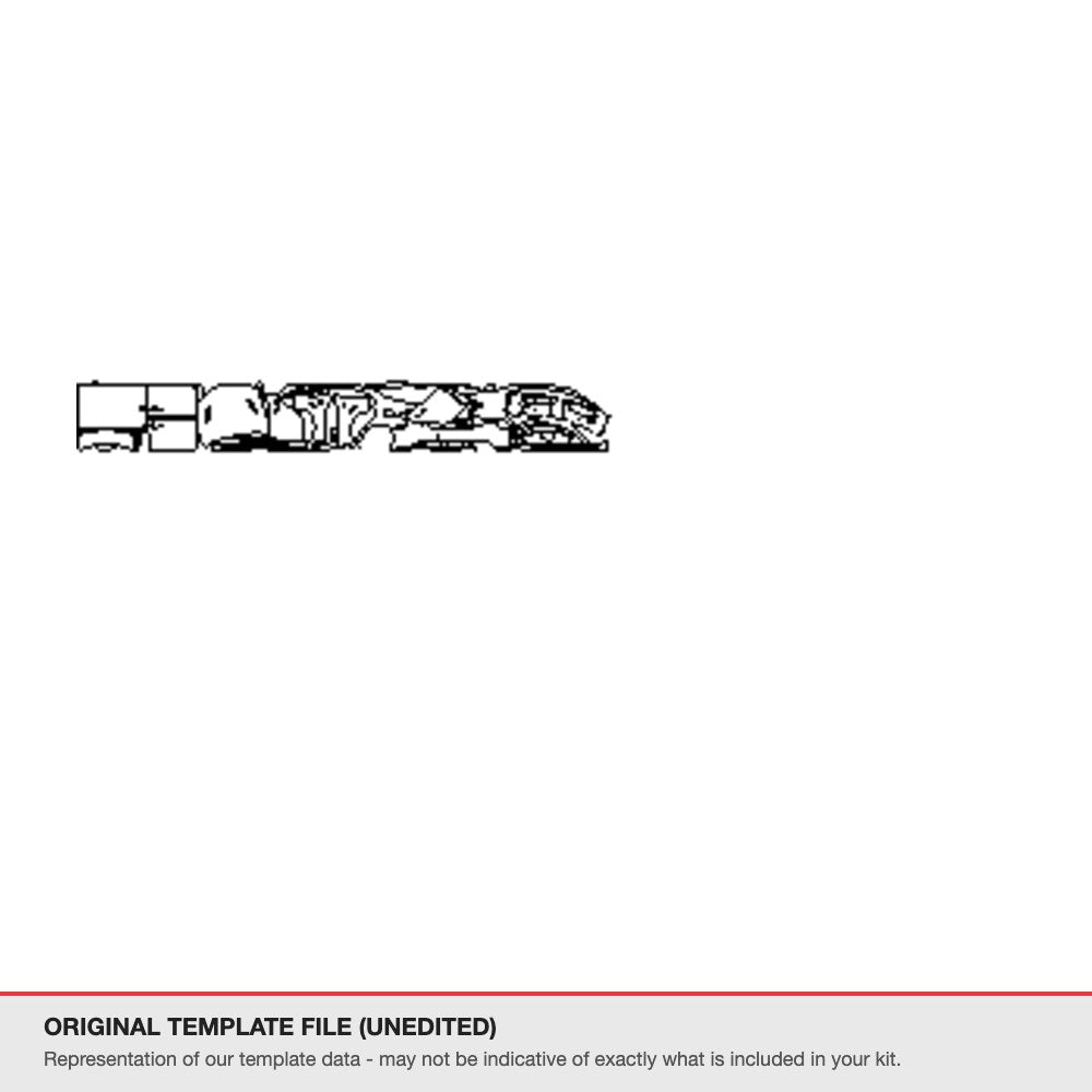 Alfa Romeo Giulia 2025+ original template file (template 1)