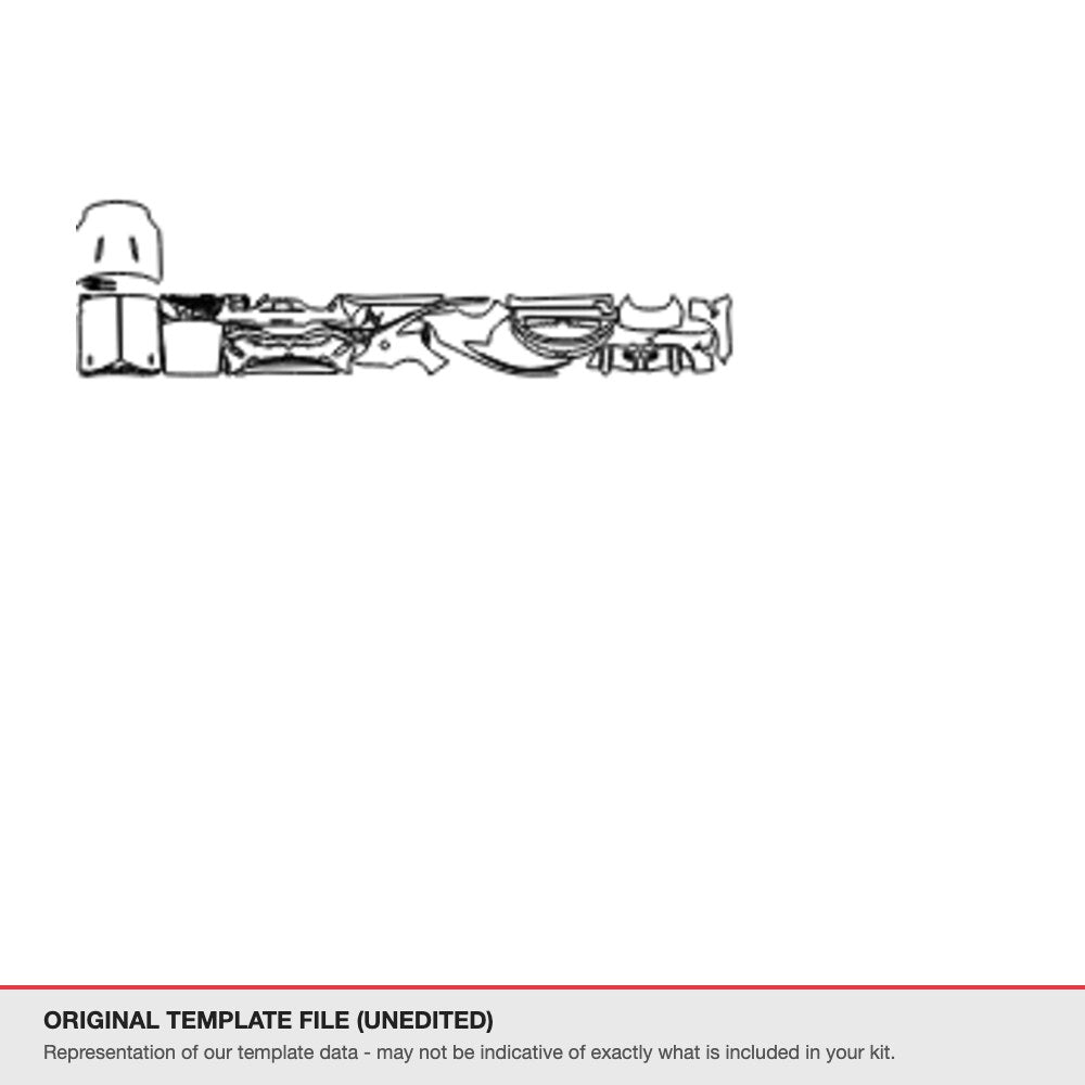 Aston Martin Vantage V8 2025+ original template file (template 2)
