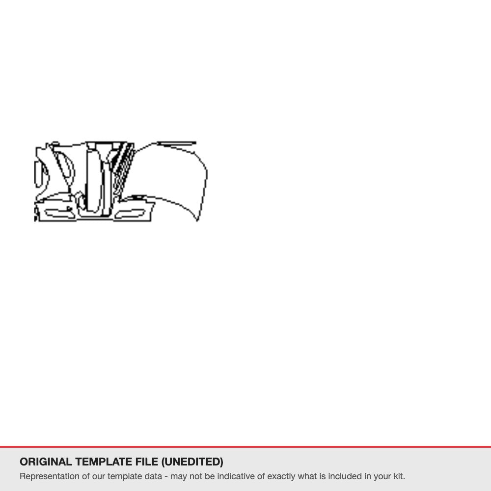 Audi A3 2010-2012 original template file (template 1)