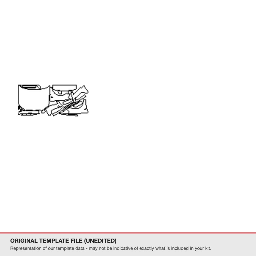 Audi A3 2013-2014 original template file