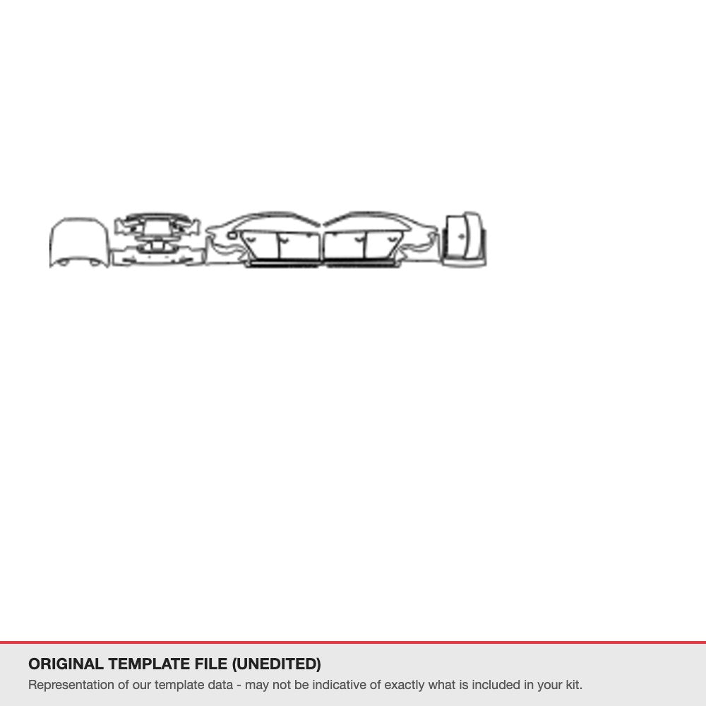 Audi A3 2015-2016 original template file (template 1)