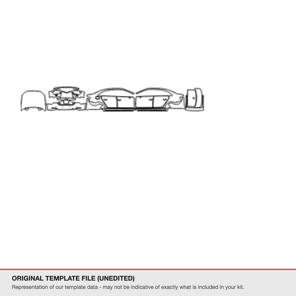 Audi A3 2015-2016 original template file (template 2)