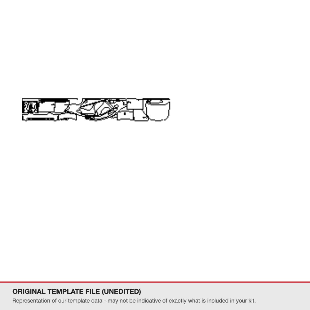 Audi A3 2017-2020 original template file (template 1)