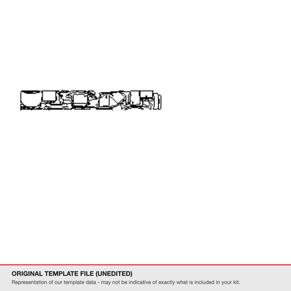 Audi A3 2021-2024 original template file (template 2)