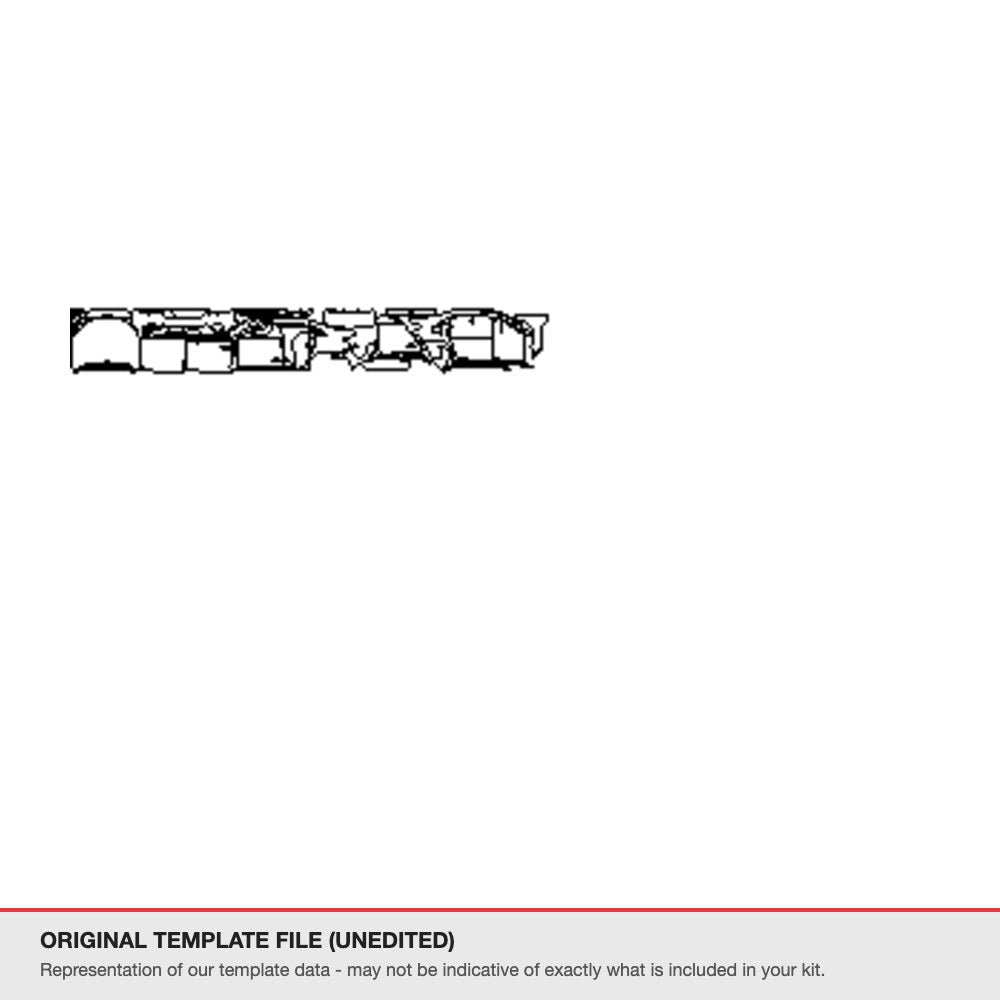 Audi A3 2025+ original template file (template 2)