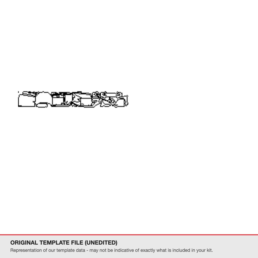 Audi A3 Hatchback 2021-2024 original template file (template 2)