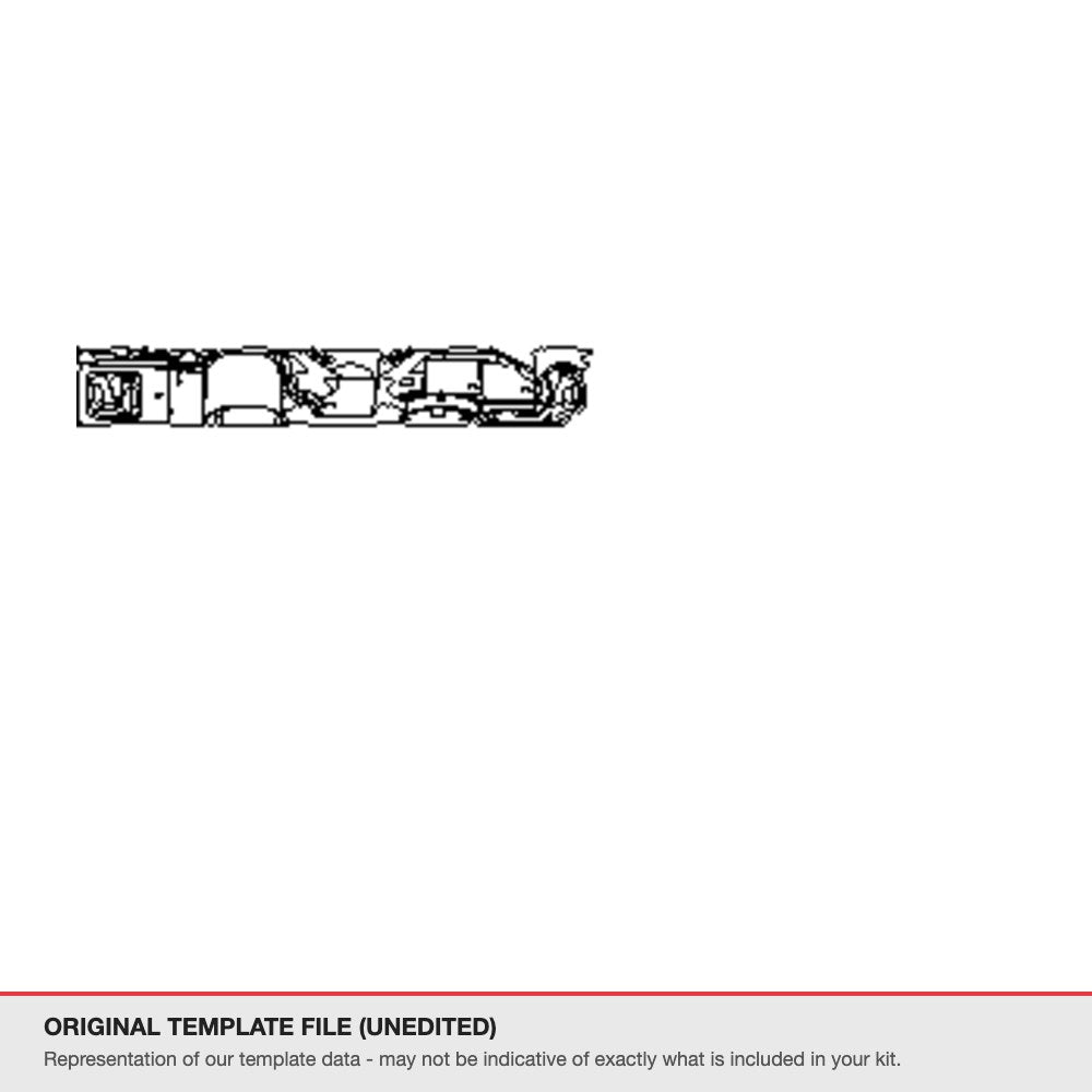 Audi Q3 SUV 2019-2025 original template file (template 2)