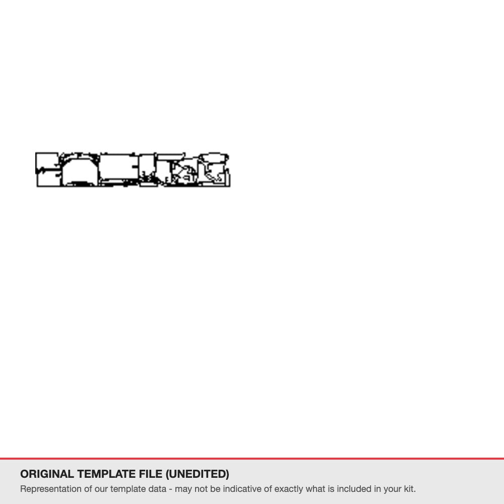 Audi Q3 SUV 2026+ original template file (template 1)