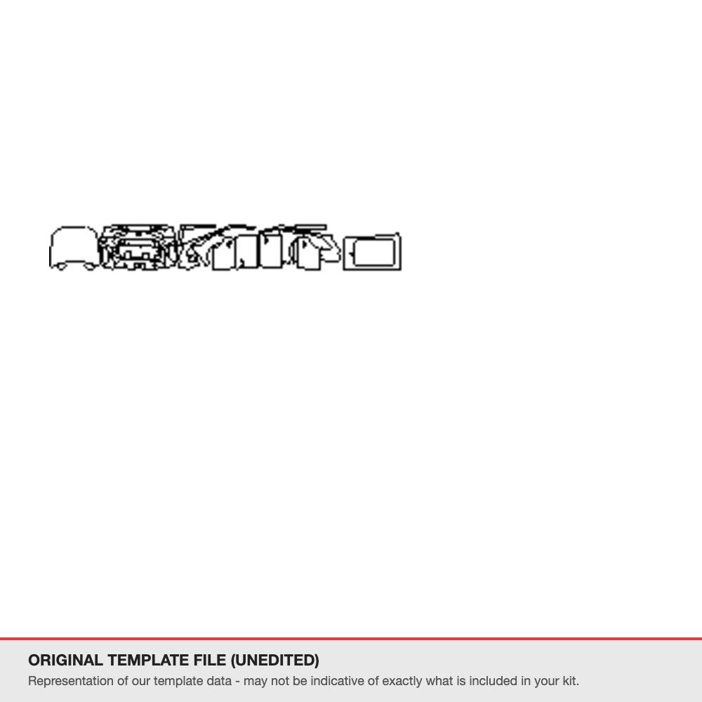 Audi Q5 SUV 2015-2016 original template file (template 1)