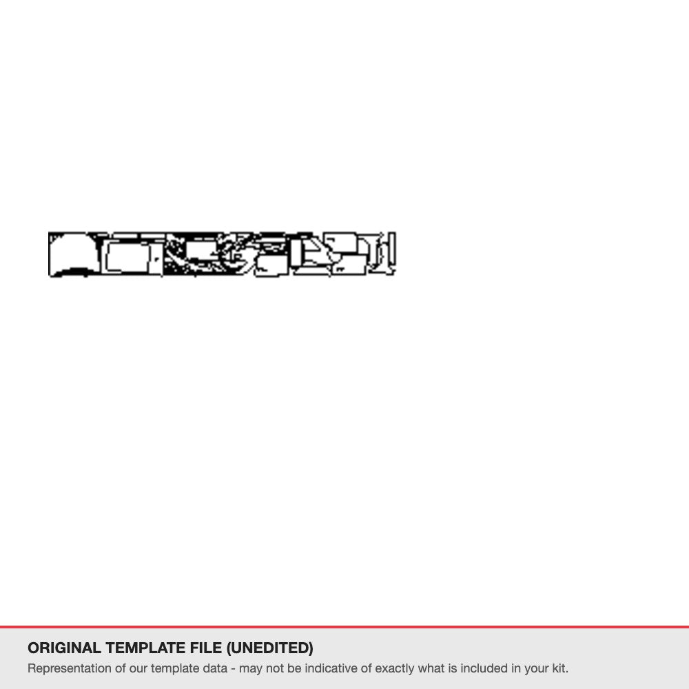 Audi Q7 2020-2023 original template file (template 1)