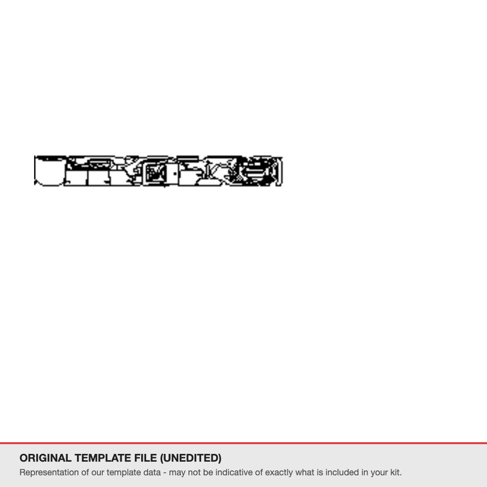 Audi Q8 2019-2023 original template file (template 2)