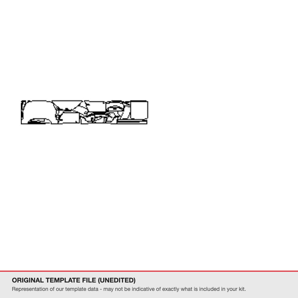 Audi R8 2012-2015 original template file (template 2)