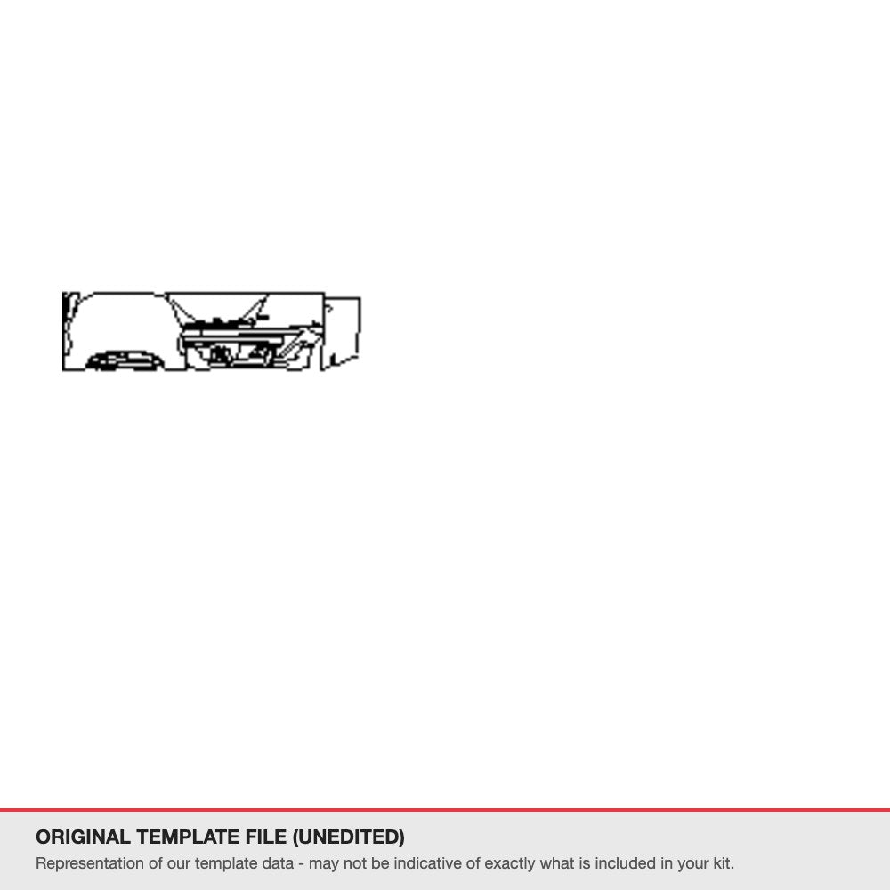 Audi R8 2012-2015 original template file (template 1)