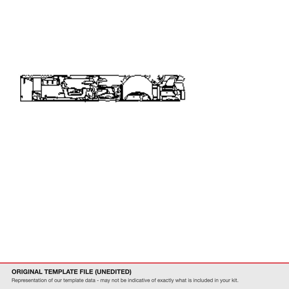 Audi R8 2019-2020 original template file (template 1)
