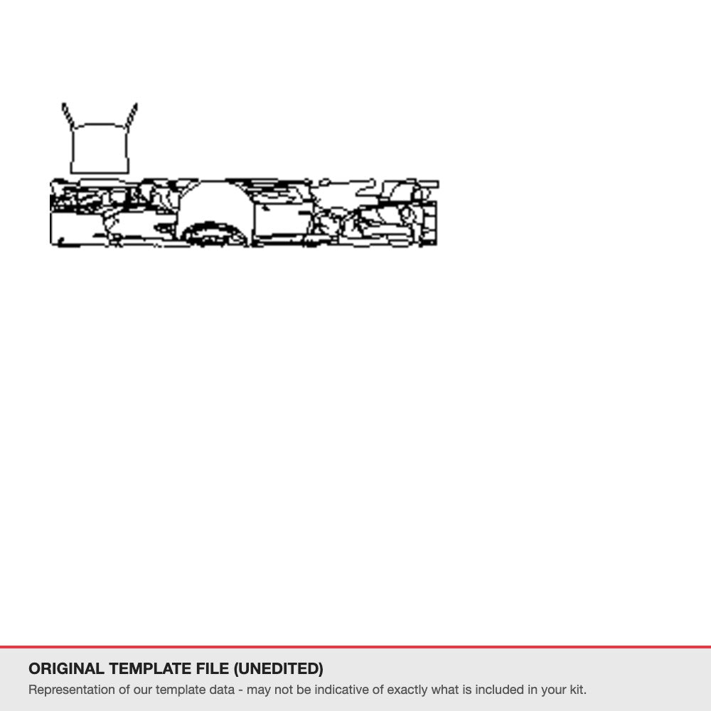 Audi R8 2019-2020 original template file (template 2)