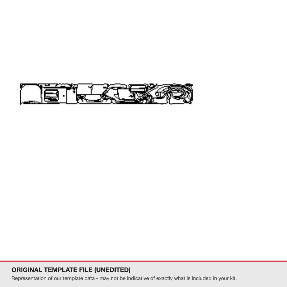 Audi RS Q8 2020-2024 original template file