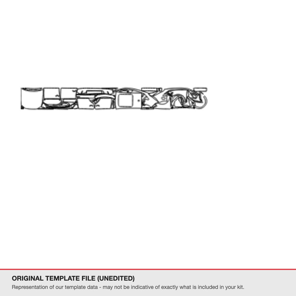 Audi RS Q8 2025+ original template file