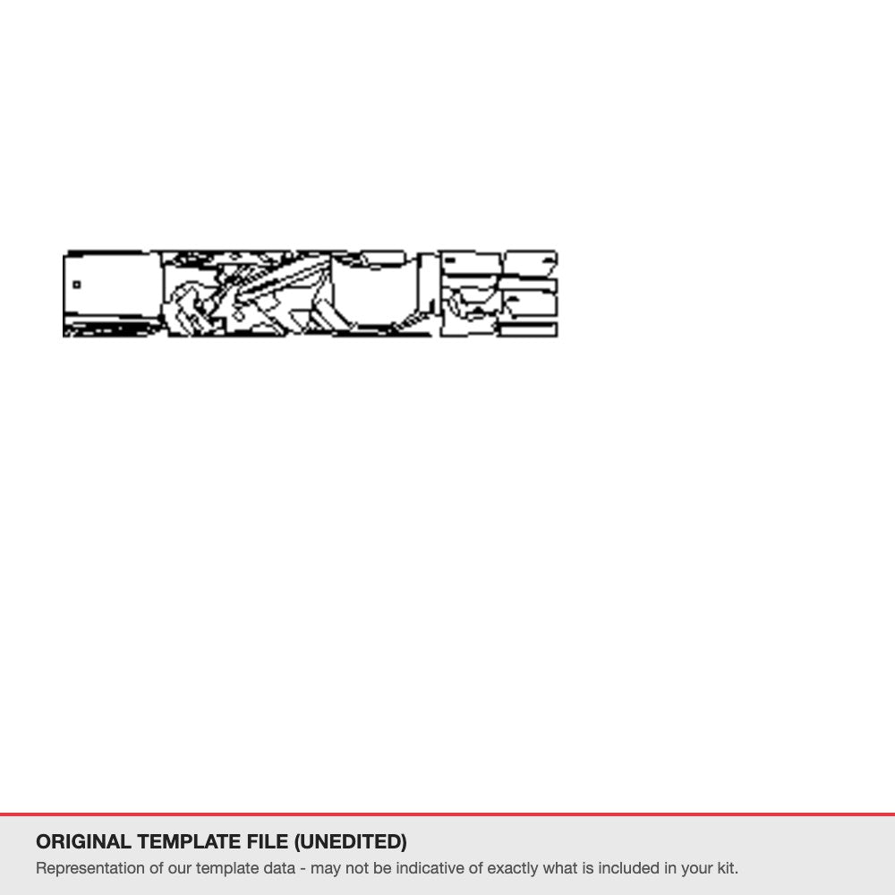 Audi RS3 Sportback 2011-2016 original template file