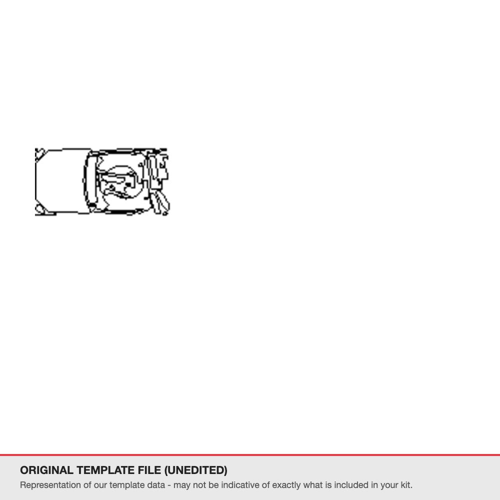 Audi A4 2006-2010 original template file