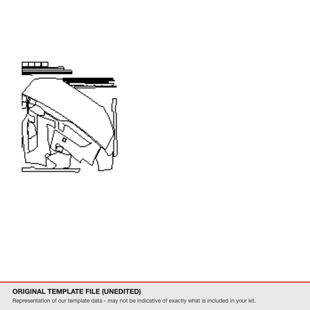 Audi A4 2011 original template file