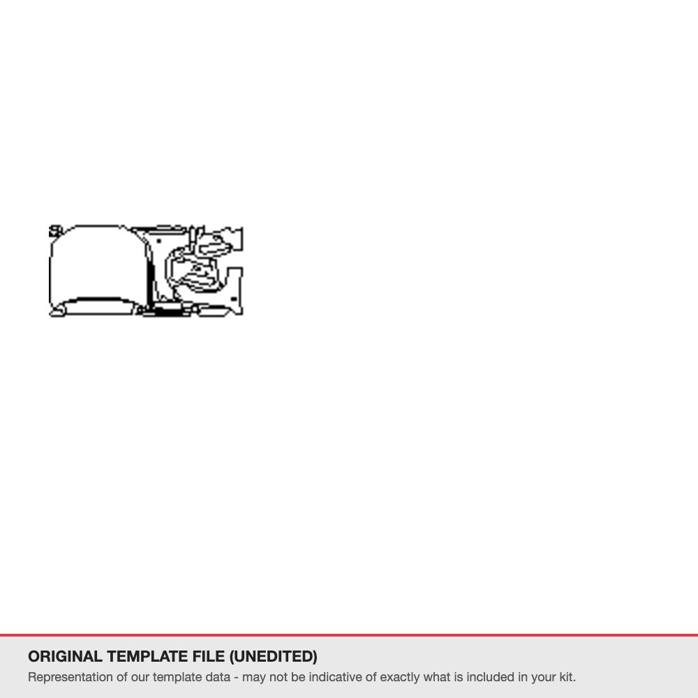Audi A4 2012 original template file