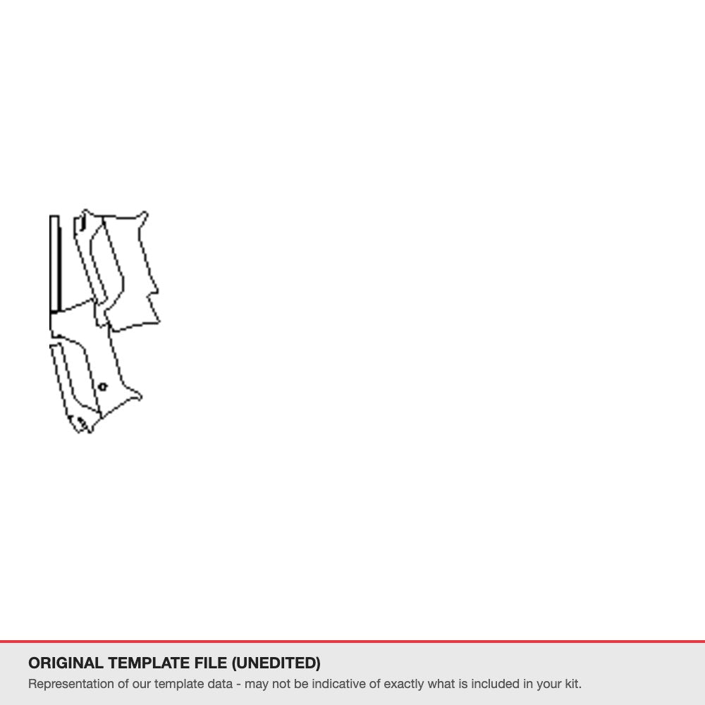 Audi A4 2013-2015 original template file