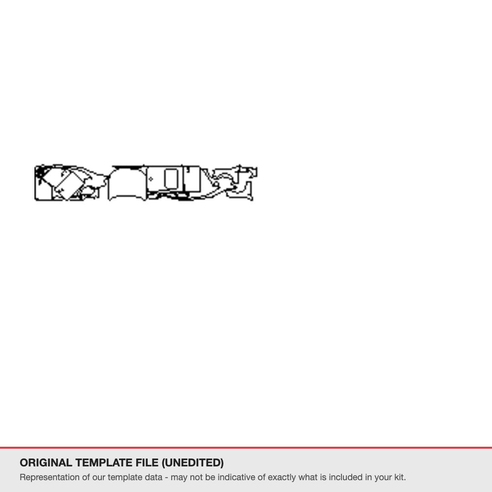 Audi A4 2016 original template file