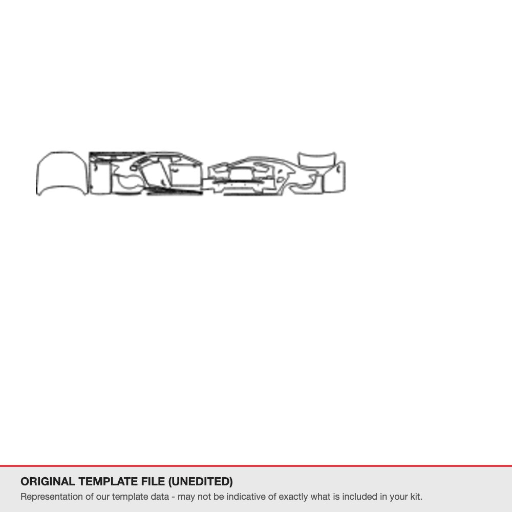 Audi A4 2017-2019 original template file (template 3)