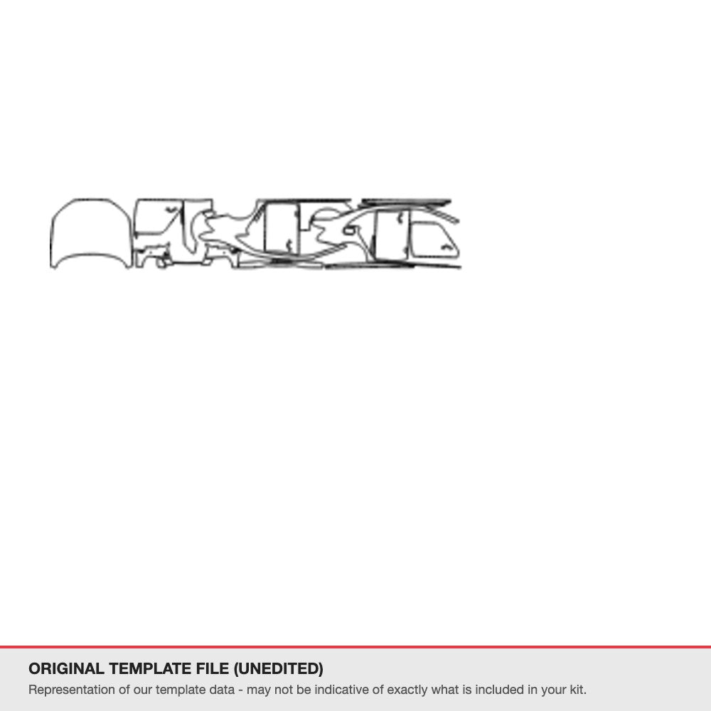 Audi A4 2017-2019 original template file (template 2)