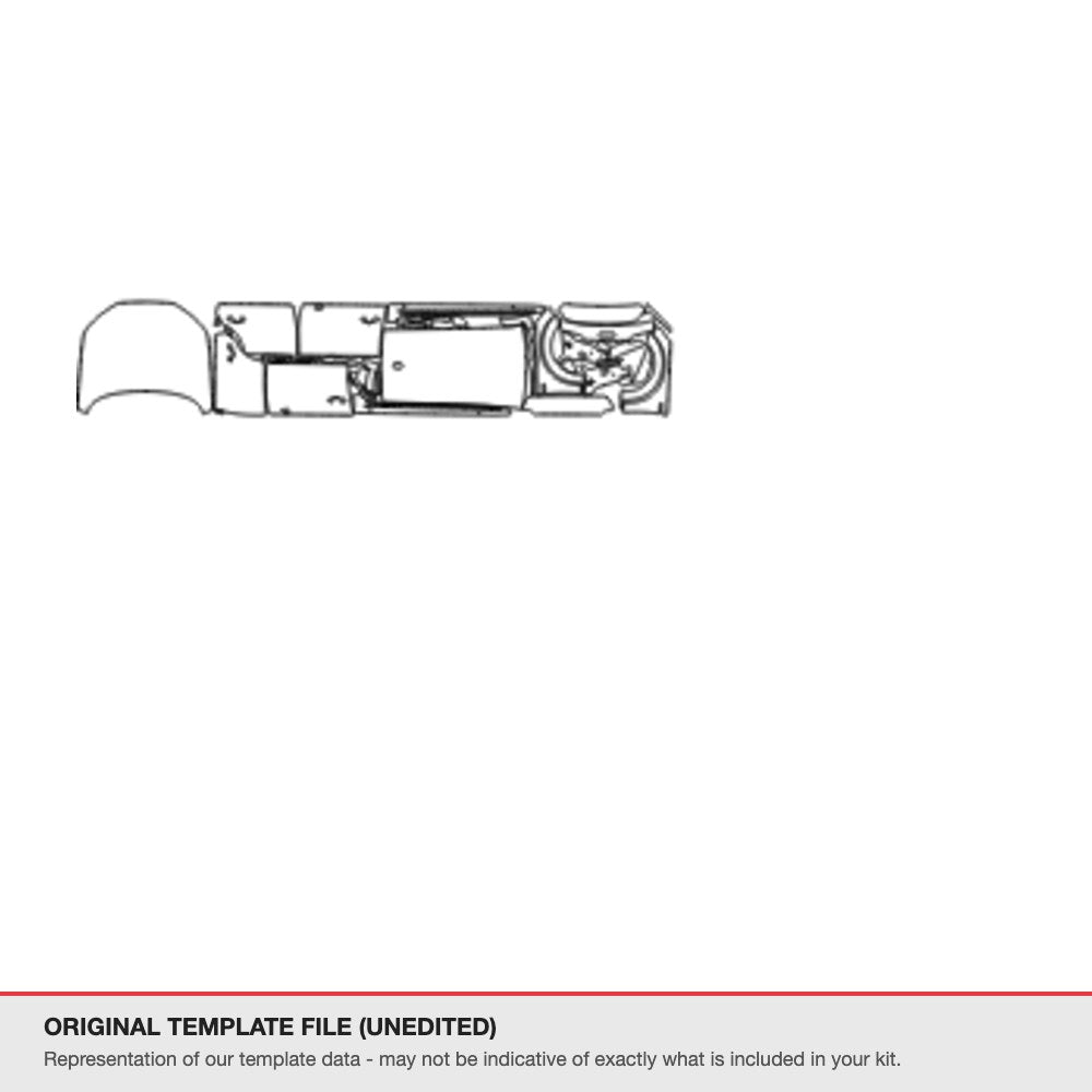 Audi A4 2017-2019 original template file (template 1)