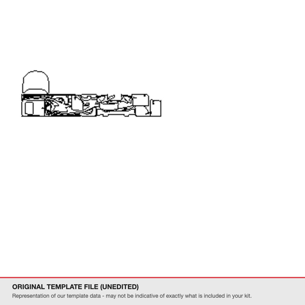 Audi A4 2020+ original template file (template 1)