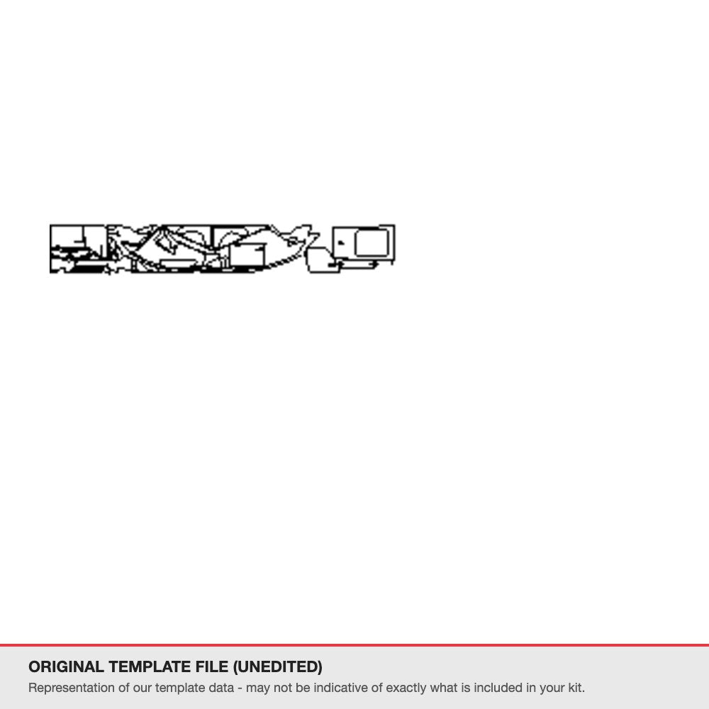Audi A4 Avant 2021+ original template file (template 1)