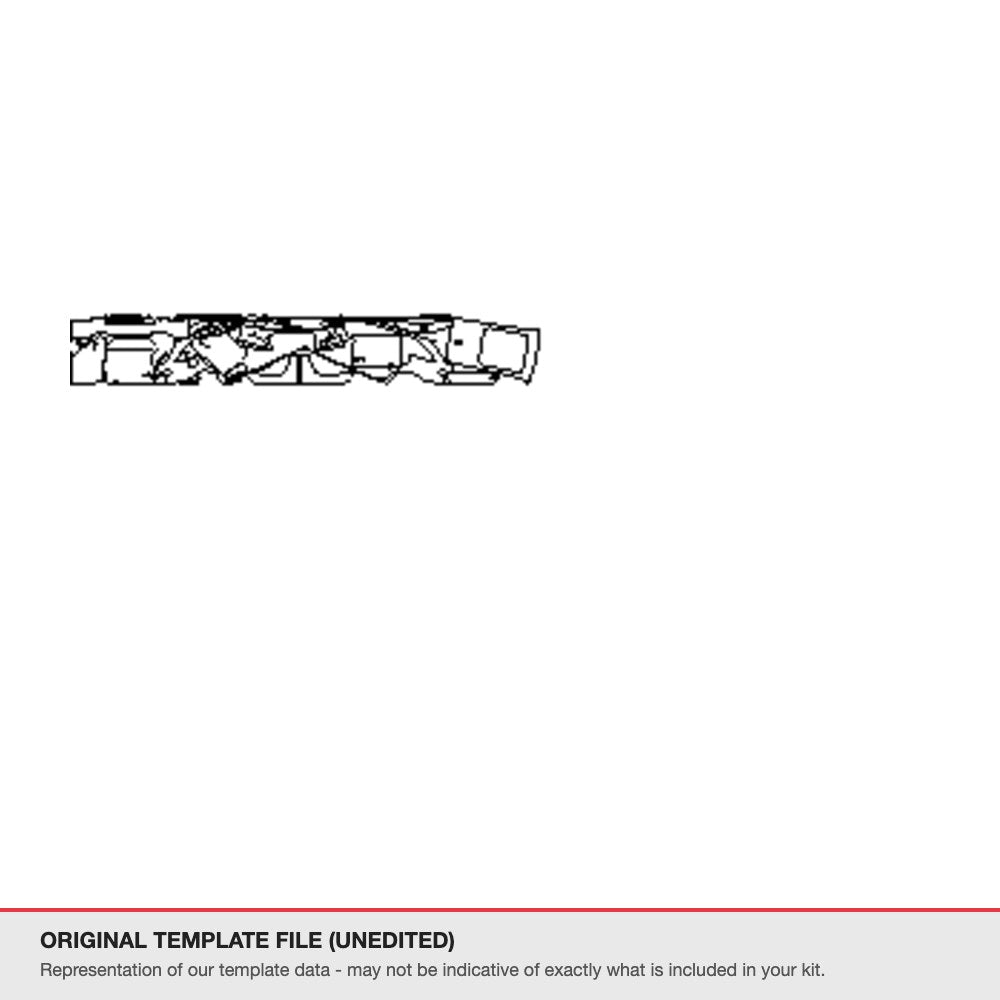 Audi A4 Avant 2021+ original template file (template 2)