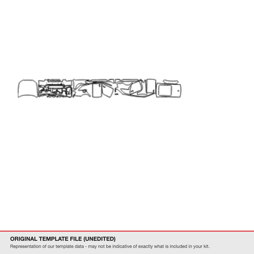 Audi RS6 Avant 2013-2020 original template file